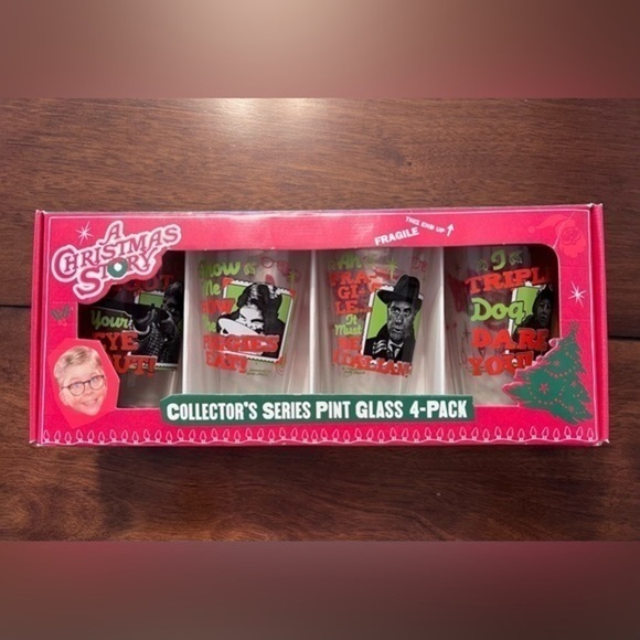 NWT Christmas Story Pint‎ Glasses - Picture 1 of 7